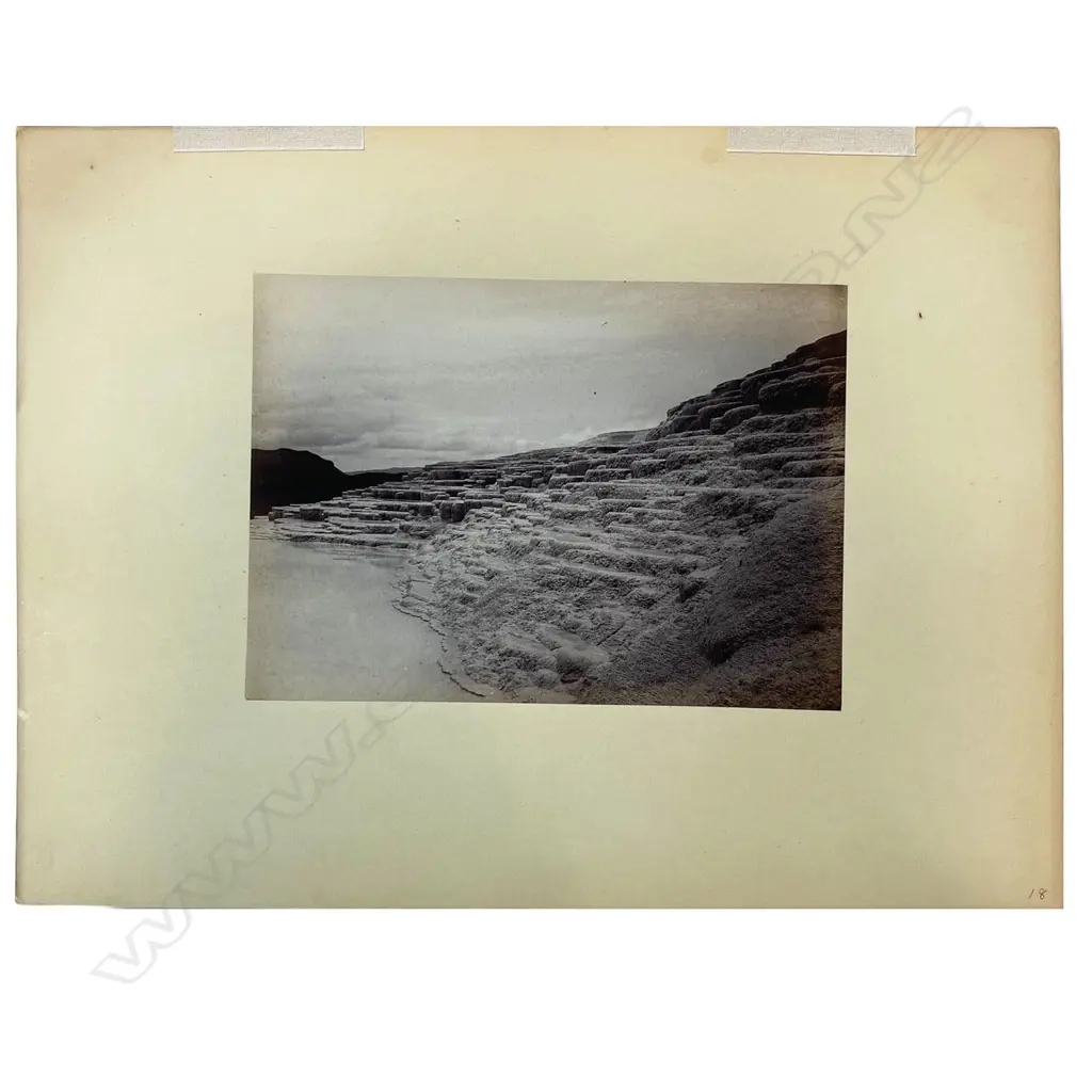 Josiah Martin (1843-1916) attrib. - 'White terraces', Image 1++